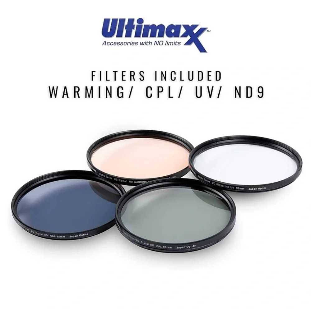 Ultimaxx 105MM Professional Four Piece HD DigitalFilter Kit